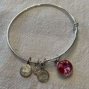 Alex and Ani Rose birthstone Charm